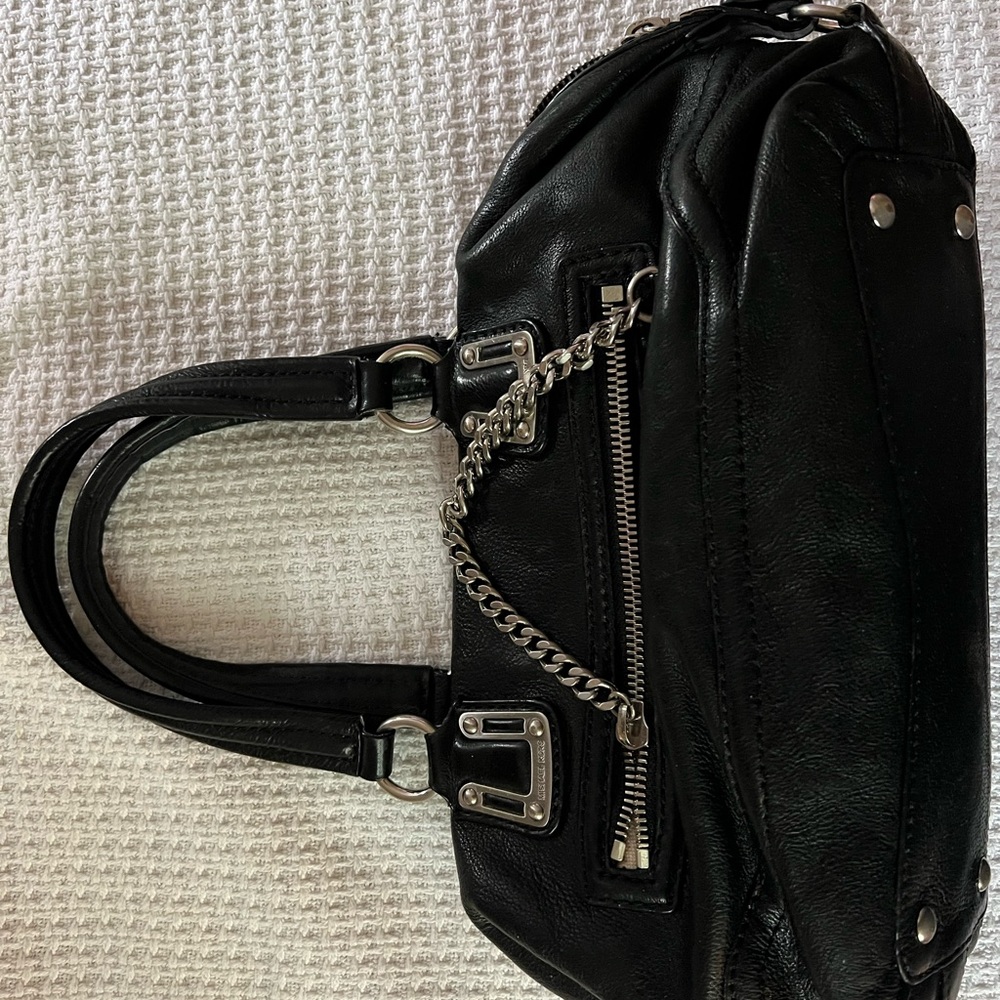 Elegant Black Leather Handbag